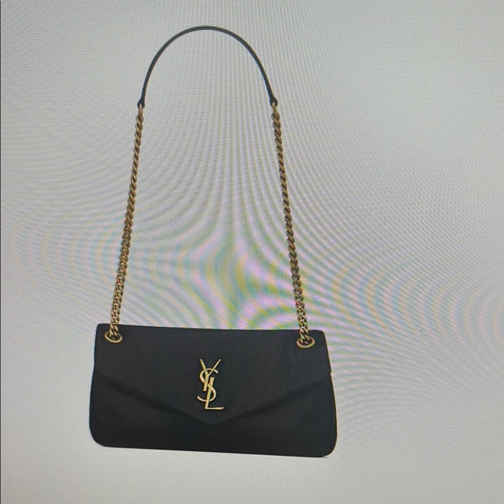Yves Saint Laurent Black Shoulder Bag.